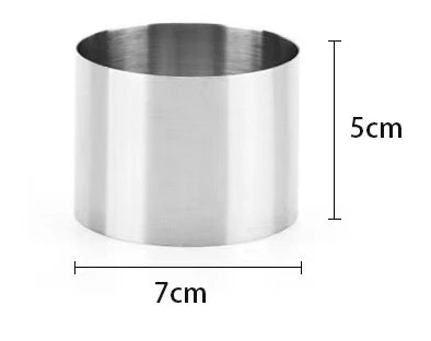 Stainless Steel Round Cake Ring Mold | Mousse & Pastry Cutter