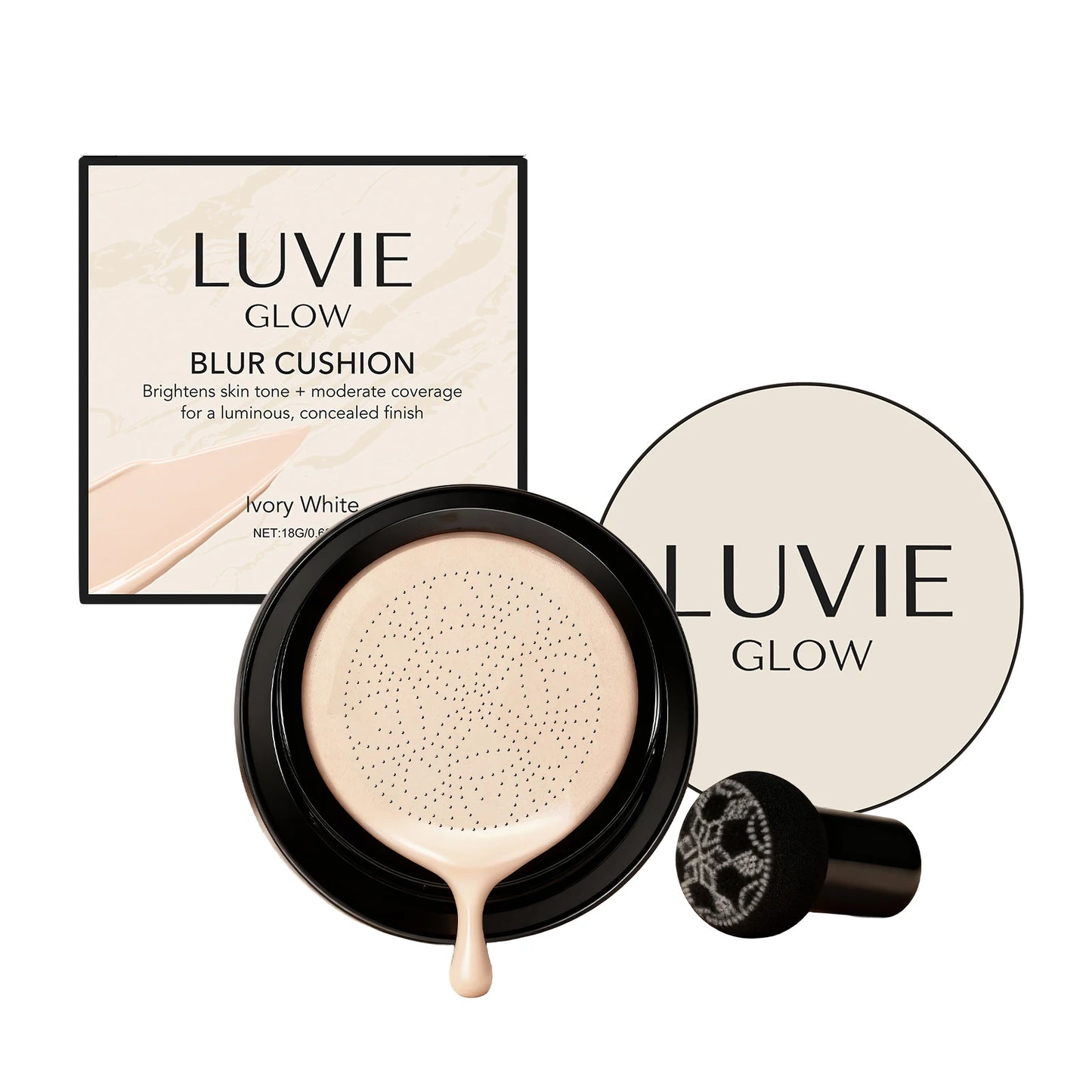 Mushroom Head Air Cushion CC Cream Foundation – Concealer & SPF