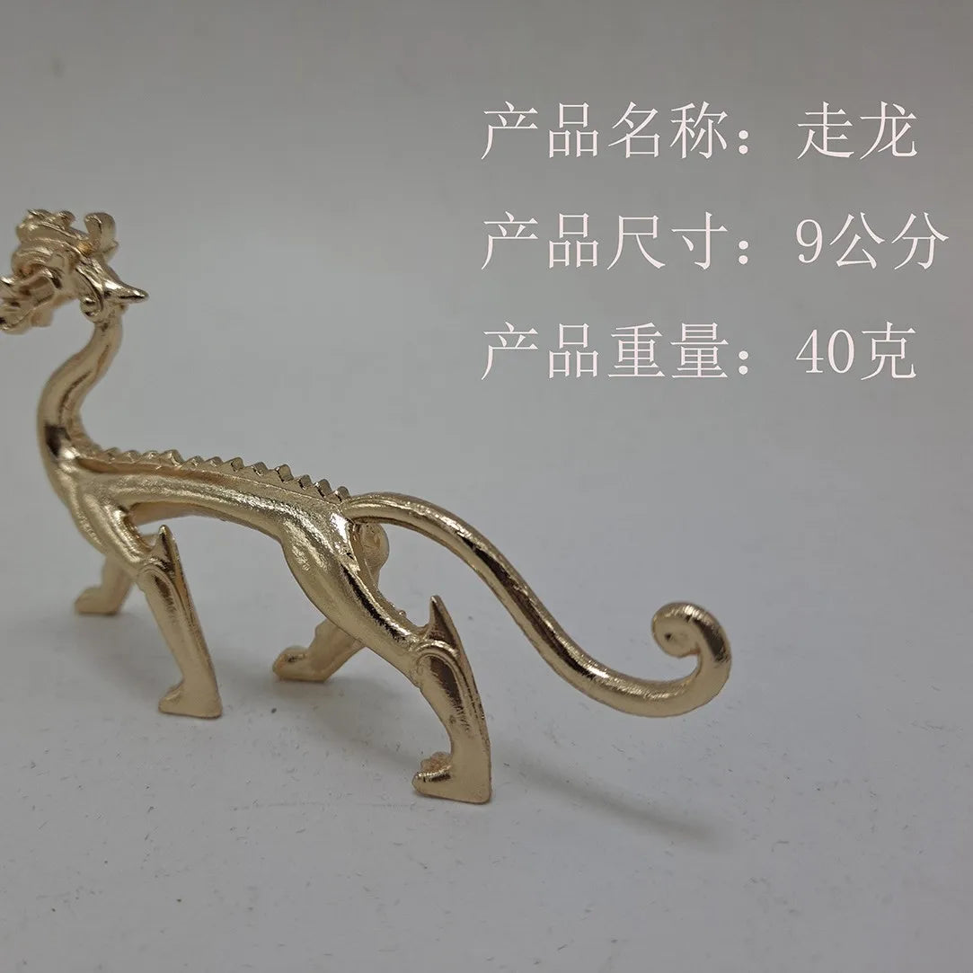 Small Metal Handicraft Copper Gold Ant Butterfly Ornament for Art Decor Home Decorative Gift Home Accessories декор для дома Peaceful Pleasures Health and Wellness Walk the dragon