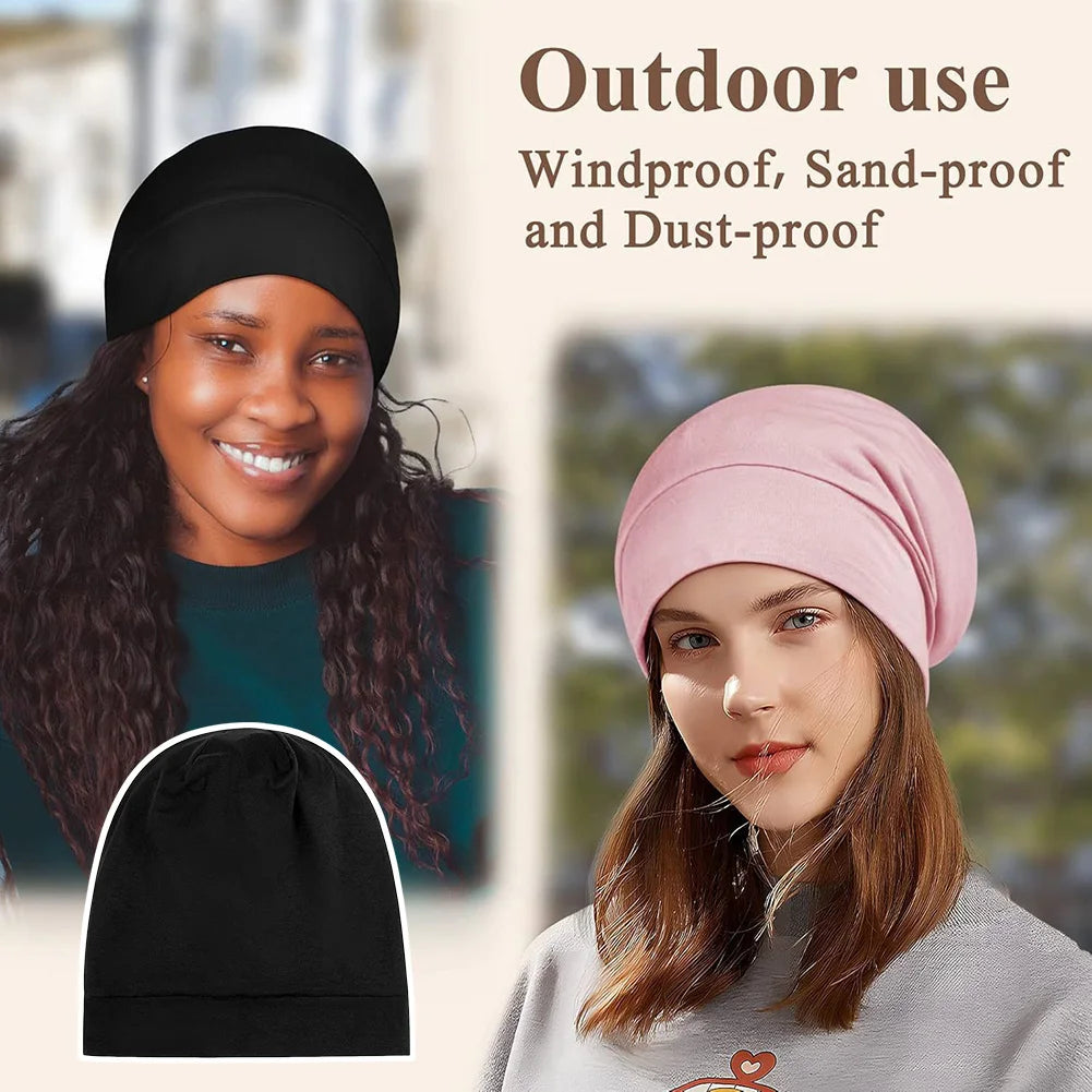 Silk Satins Bonnets For Sleeping Versatile & Stylish Design Birthday Present For Women,Comfortable Adjustable Hair Bonnets Peaceful Pleasures Health and Wellness