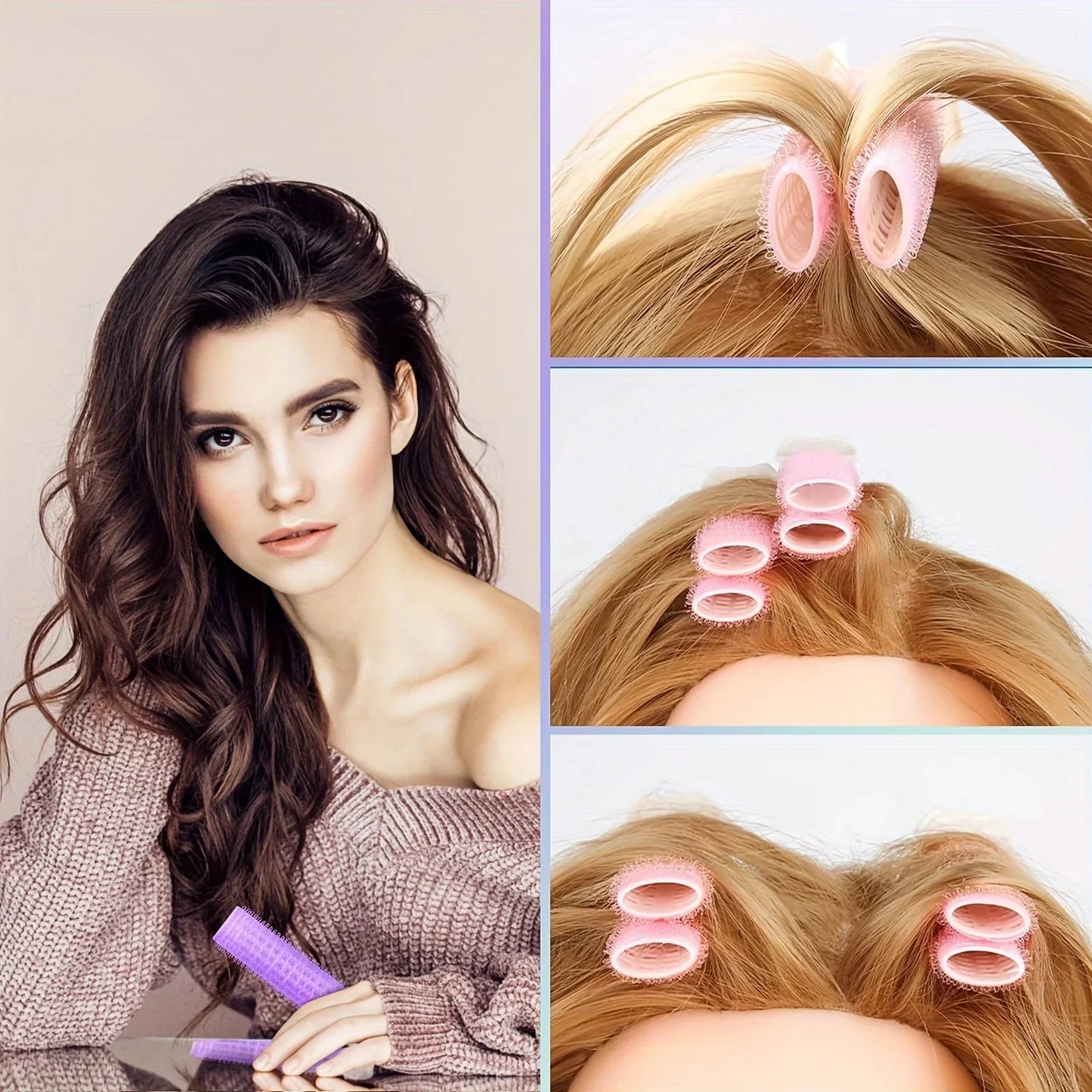 4-Pack Elegant Plump Hair Clips – Colorful Volumizing Root Clips Hair Clips Peaceful Pleasures Health and Wellness