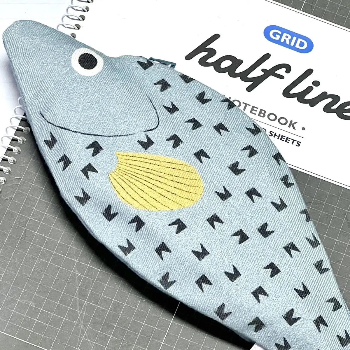 Small Fish Grouper Storage Bag Versatile and Funny Creative Storage Bag Epinephelus Pencil Case Peaceful Pleasures Health and Wellness