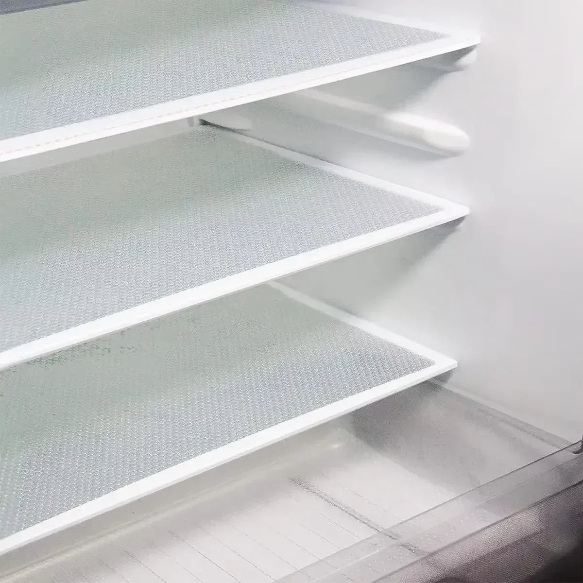 4-Pack EVA Fridge Liner Mats – Washable, Non-Slip, BPA-Free
