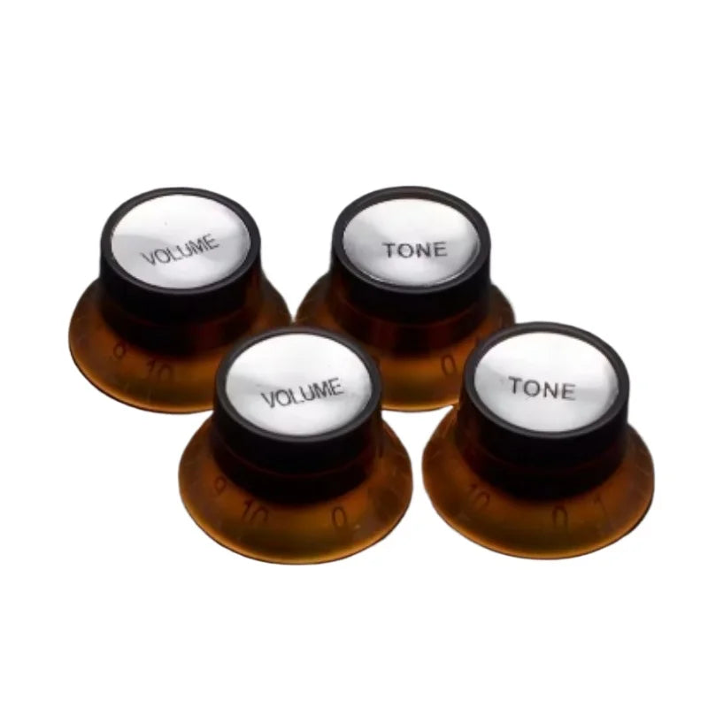 Black Gold Hat Volume Tone Knobs LP Electric Guitar Parts