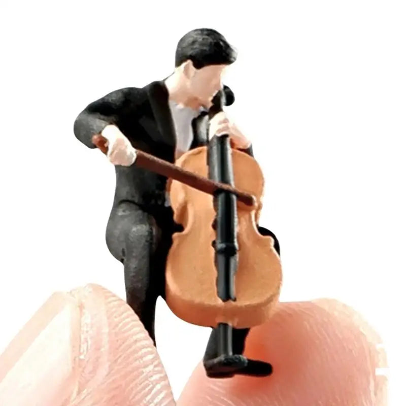 1/64 Scale Miniature Violinist Resin Figurines – Set of 6
