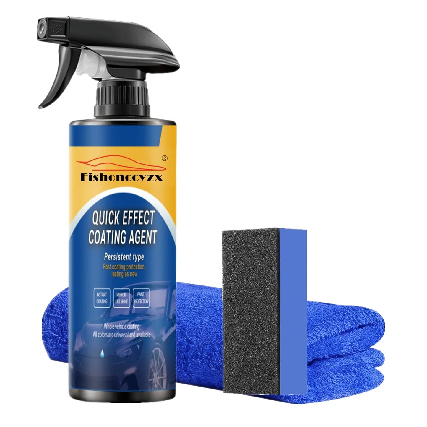 Car Coating Spray Quick Effect Coating Agent Coat Car Wax Car Scratch Wax Coating Spray Oil Film Emulsion Glass Cleaner Peaceful Pleasures Health and Wellness