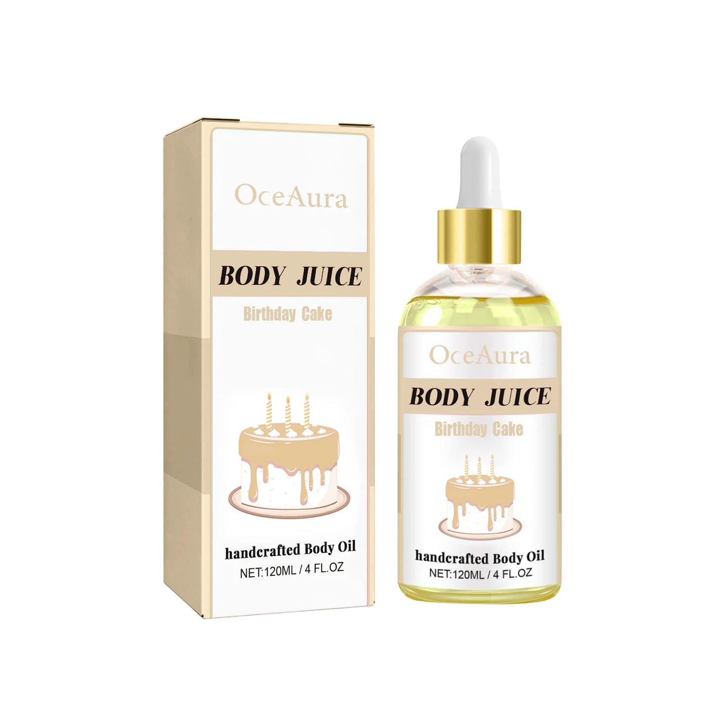 OceAura Sweet Body Oil – Moisturizing & Nourishing 120ml