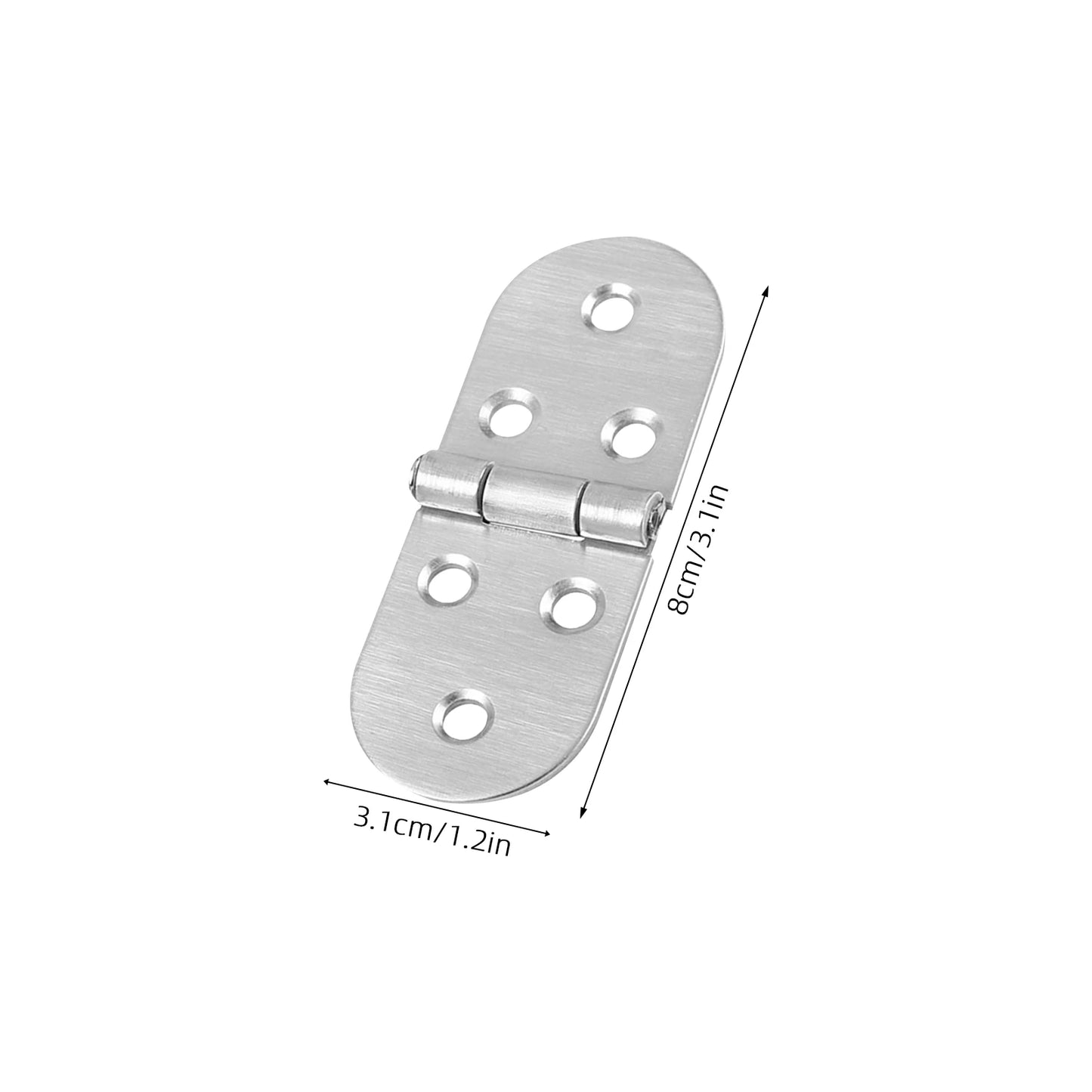 4pcs Stainless Folding Desk Stainless Folding Desk Stainless Folding Desk Pivot Piano Hinges For Woodsss For Cabinets For Flush Peaceful Pleasures Health and Wellness