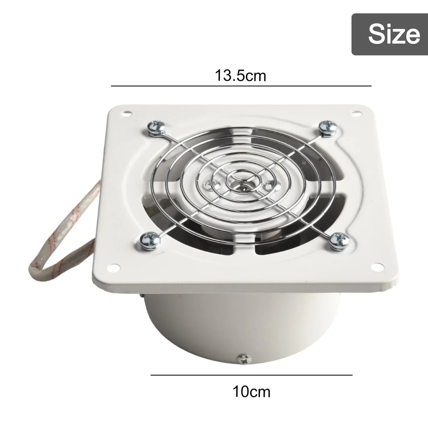 4-Inch Bathroom Exhaust Ventilation Fan 25W – Quiet 50dB