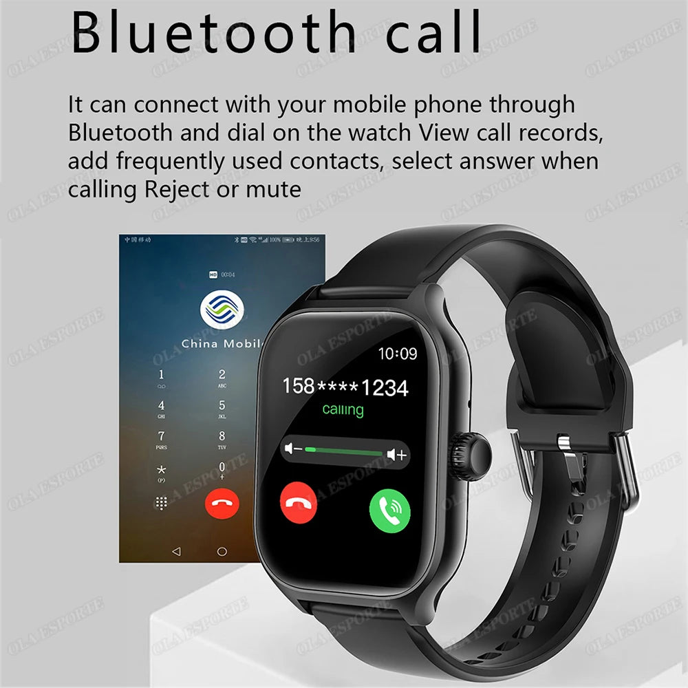 Sports Smart Watch – Bluetooth Call, Heart Rate & Fitness Tracker