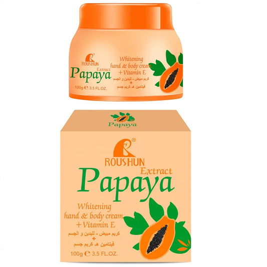 ROUSHUN Papaya Facial Moisturizing Cream – Unisex Daily Care Facial Moisturizer Cream Oasis Select