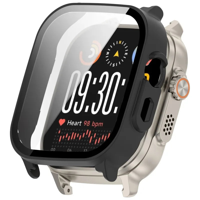 Hard PC+Tempered Glass Case For Realme Watch 5 Bumper Full Cover Protective Shell For Realme Watch 5 Screen Protector Accessory Peaceful Pleasures Health and Wellness