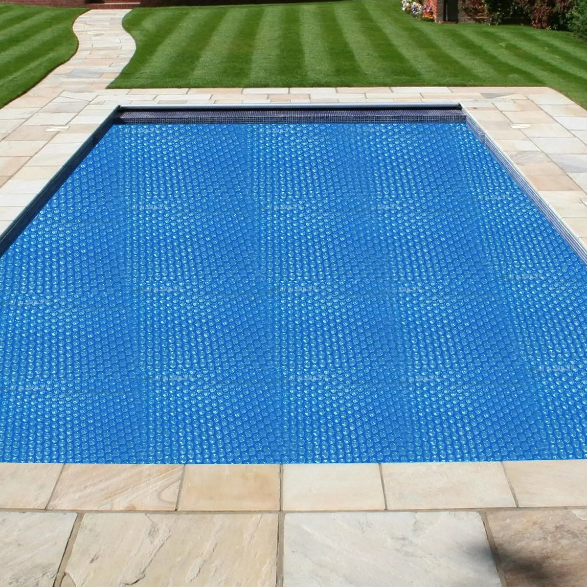 Solar Pool Cover Swimming Pool Solar Blanket Cover Open air swimming pool insulation film bubble film protective cover Peaceful Pleasures Health and Wellness