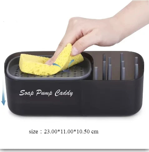 Household Automatic Liquid Box Desktop Hand Sanitizer Storage Box Bathroom Countertop Towel Rack Creative Soap Holder Peaceful Pleasures Health and Wellness d