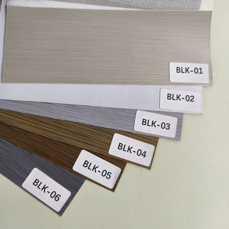 Custom Motorized Blackout Zebra Blinds | Day & Night Roller Shades