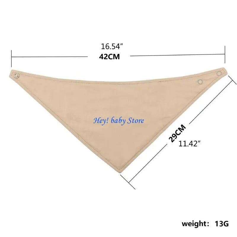 Soft Cotton Baby Feeding Bib Burp Cloth & Bandana Scarf 0-1Y