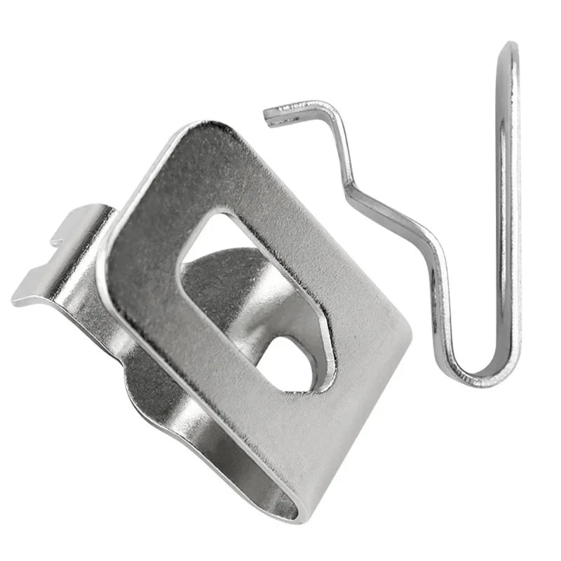 Stainless Steel Drill Belt Hook Clip with Screws | Power Tool