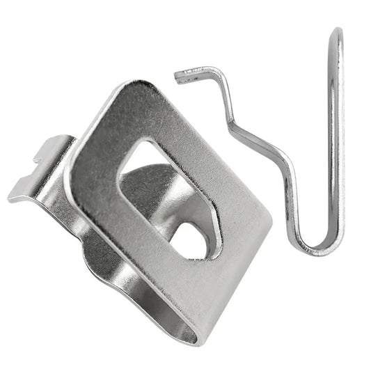 Stainless Steel Drill Belt Hook Clip with Screws | Power Tool Power Tool Accessory Peaceful Pleasures Health and Wellness