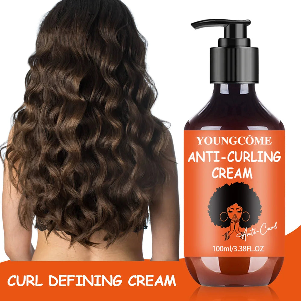 Moisturizes and Defines Curls, Perfectfor Dry and Frizzy Hair,Suitable for men and women-100ml Curly Hair Styling Lotion Peaceful Pleasures Health and Wellness