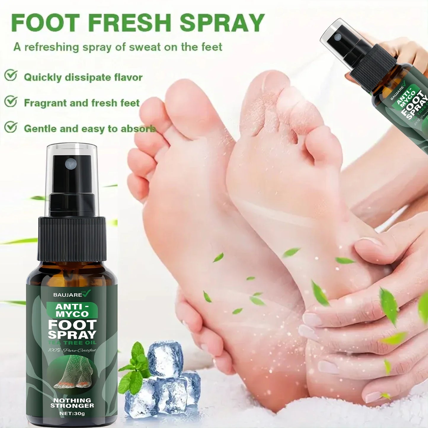 Tea Tree Oil Foot Cream – Moisturizing & Smoothing | 30g