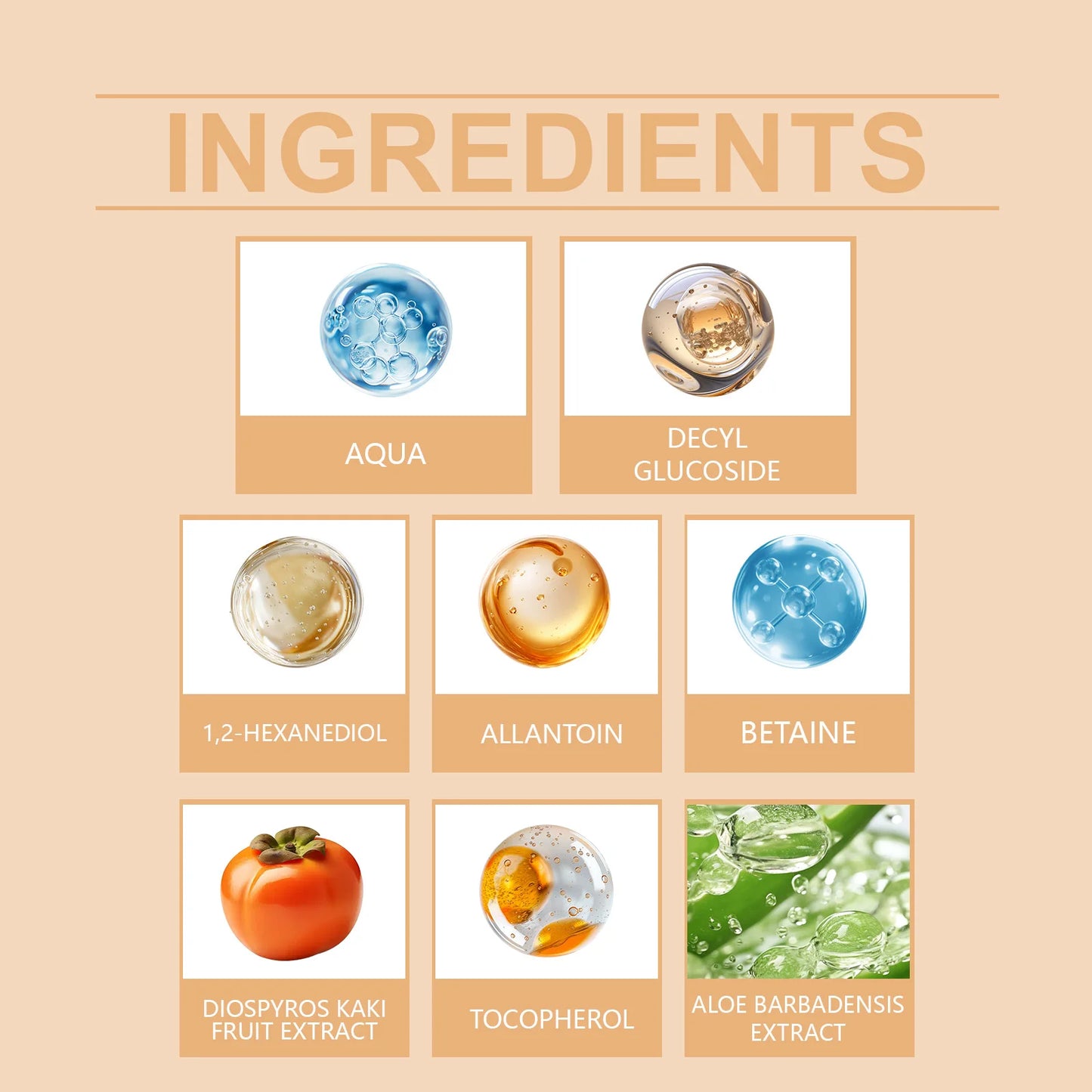 OceAura Persimmon Body Wash | Moisturizing Shower Gel 100ml