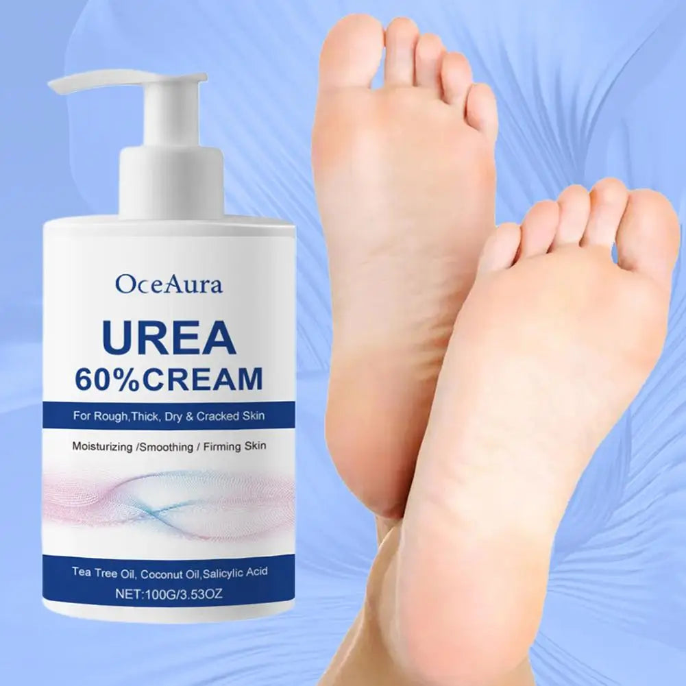 1/2pcs Urea 60% Cream Uric Acid Foot Cream for Heel Repair, Dry and Cracked Heel Treatment, Removes Dead Skin Peaceful Pleasures Health and Wellness
