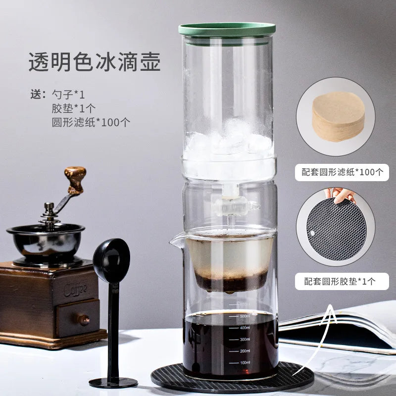 Ice Drip Cold Brew Coffee & Tea Pot | Borosilicate Glass