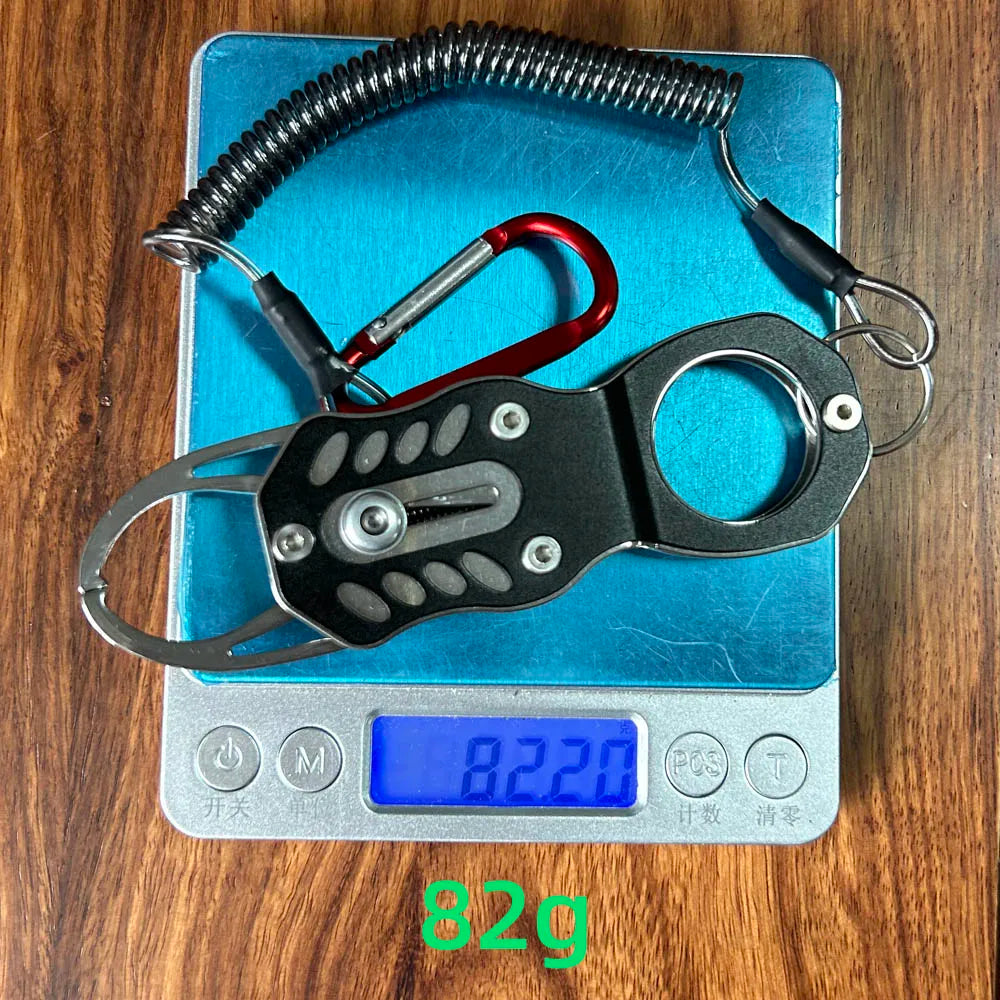 Rust Proof 304Stainless Steel Fish Grip Portable Lock Fishing Tackle Lip Clip Tool FishController Portable Professional Peaceful Pleasures Health and Wellness