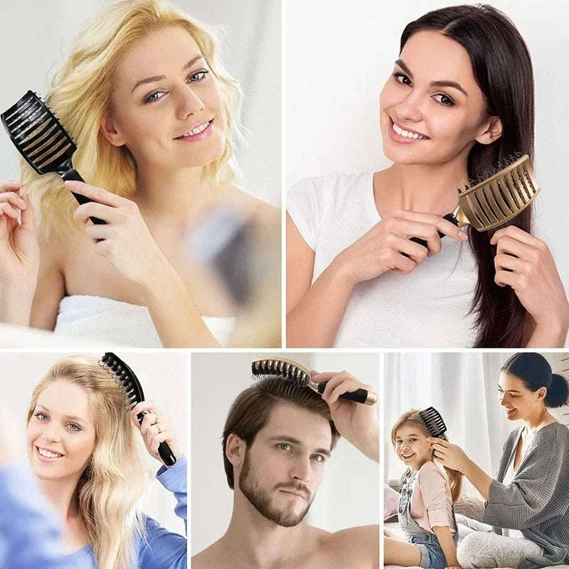 Detangling Hair Brush & Scalp Massage Comb | Nylon Bristles