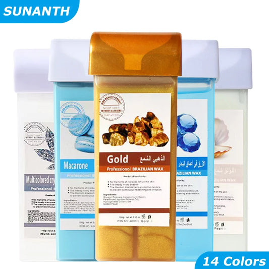 Pearl Roll-On Wax Cartridge Kit – Body Hair Removal Warmer Wax Hair Removal Kit Peaceful Pleasures Health and Wellness