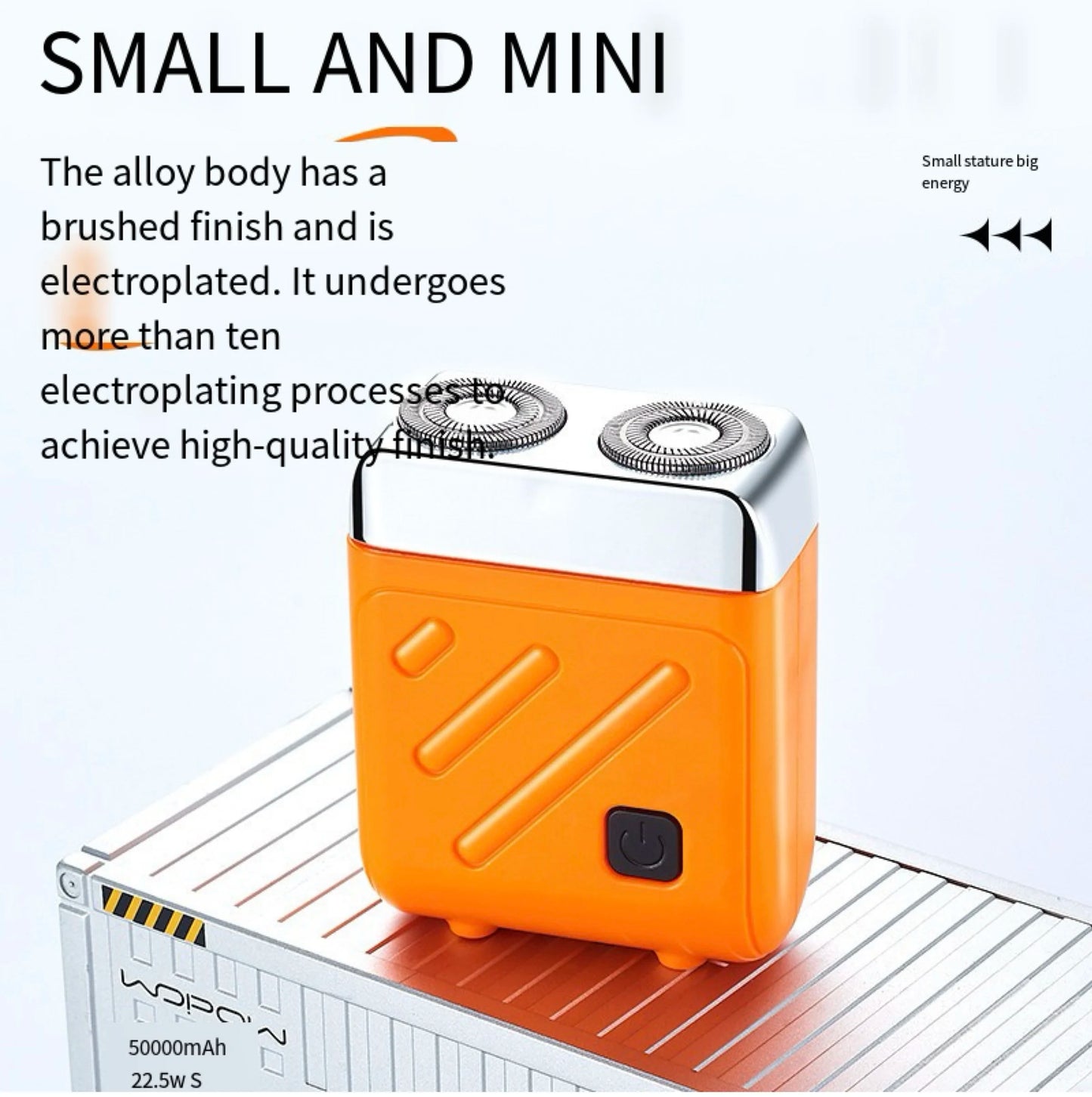 Men's USB Rechargeable Twin Blade Electric Shaver & Trimmer