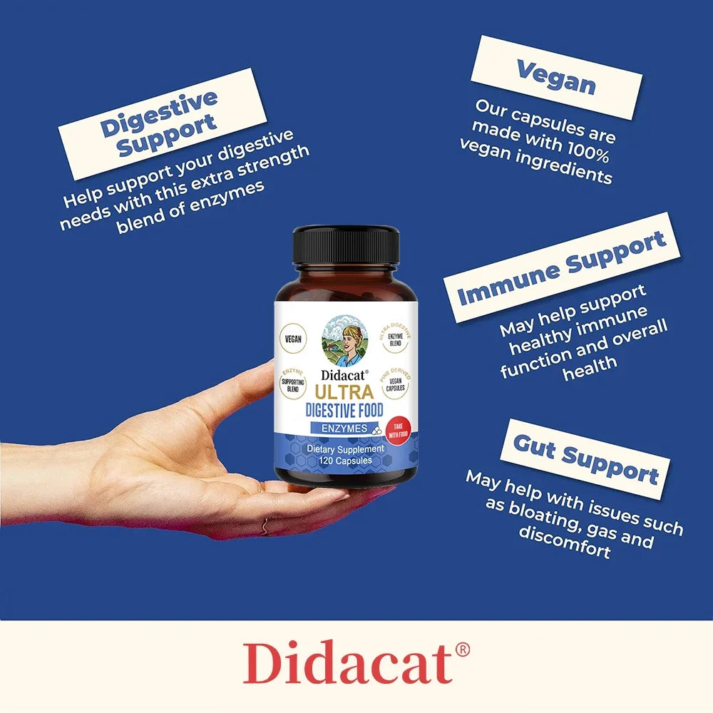 Super Digestive Enzyme - Intestinal Digestive Health Capsules Relieve Bloating and Flatulence and Promote Nutrient Absorption Peaceful Pleasures Health and Wellness