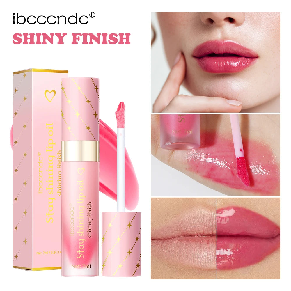 Lip Oil Lipstick Set Lightweight Peach Flavor Lipgloss Lip Deeply Moisturizing Long Lasting Hydration Lip Makeup Cosmetics Peaceful Pleasures Health and Wellness