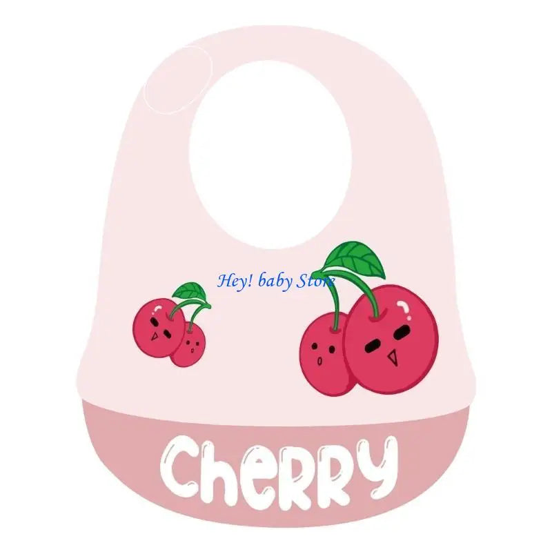Waterproof Silicone Baby Bib | Cartoon, Adjustable 0–36 Months