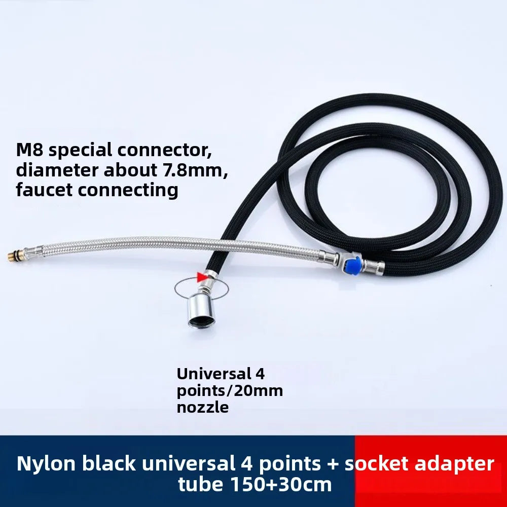 Flexible Nylon Shower Hose 1.5M/2.0M High Pressure G1/2
