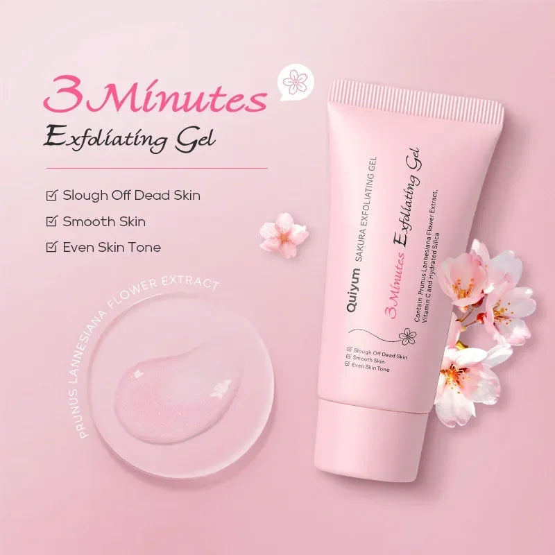 LAIKOU Sakura Exfoliating Peeling Gel Scrub 30g/50g Peaceful Pleasures Health and Wellness