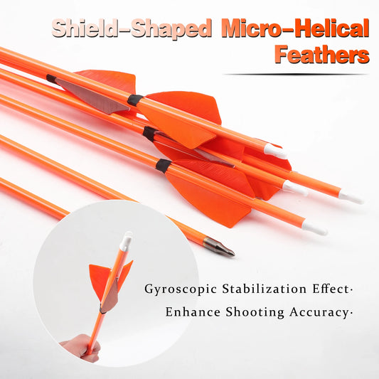 6 12 Mixed Carbon Arrow ID6 OD Sp500 Turkey Feather Archery Hunting Peaceful Pleasures Health and Wellness 6pcs