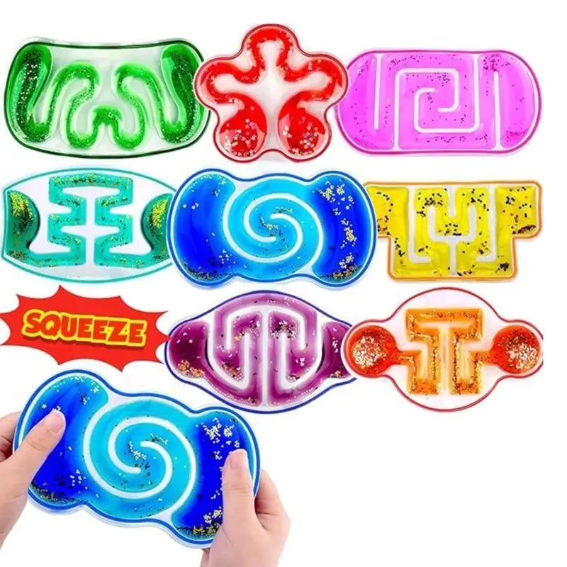 PVC Liquid Stress Ball Sensory Squeeze Toy for Adults & Kids