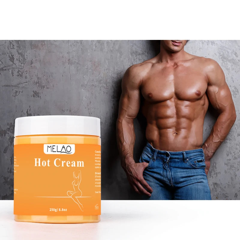 MELAO Hot Cream Gel – 87% Organic Anti-Cellulite Slimming Lotion