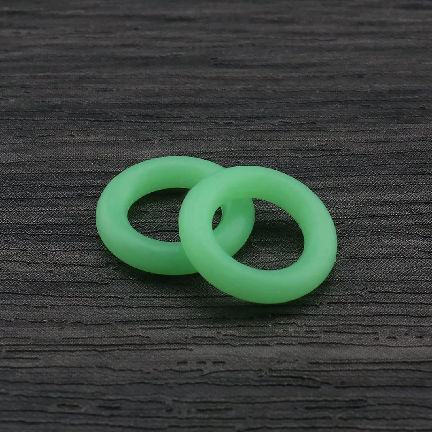 Outdoor Tent peg Glow in The Dark Silicone Green Fishing Camping Peg Rings Tent Pegs Accessories for Night Warning Peaceful Pleasures Health and Wellness