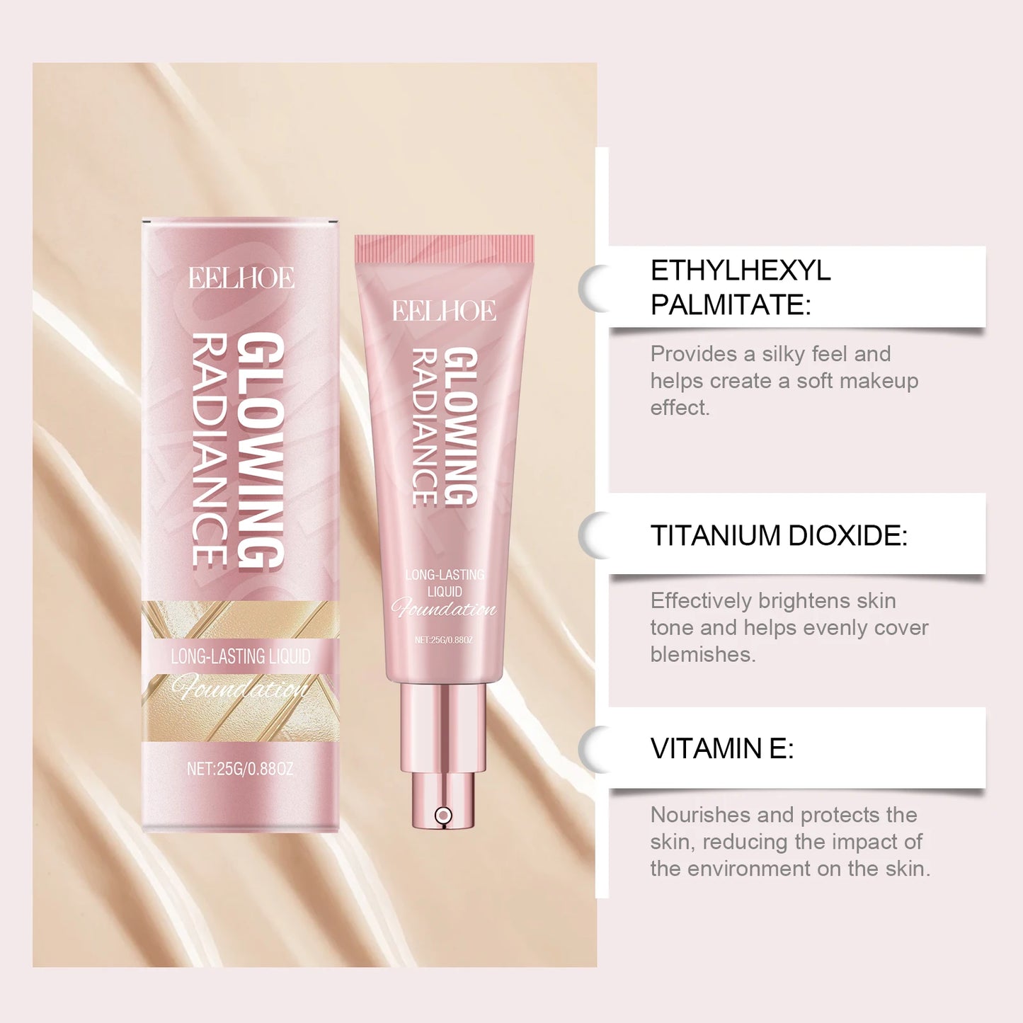 Matte Liquid Foundation BB Cream – Full Coverage Oil Control
