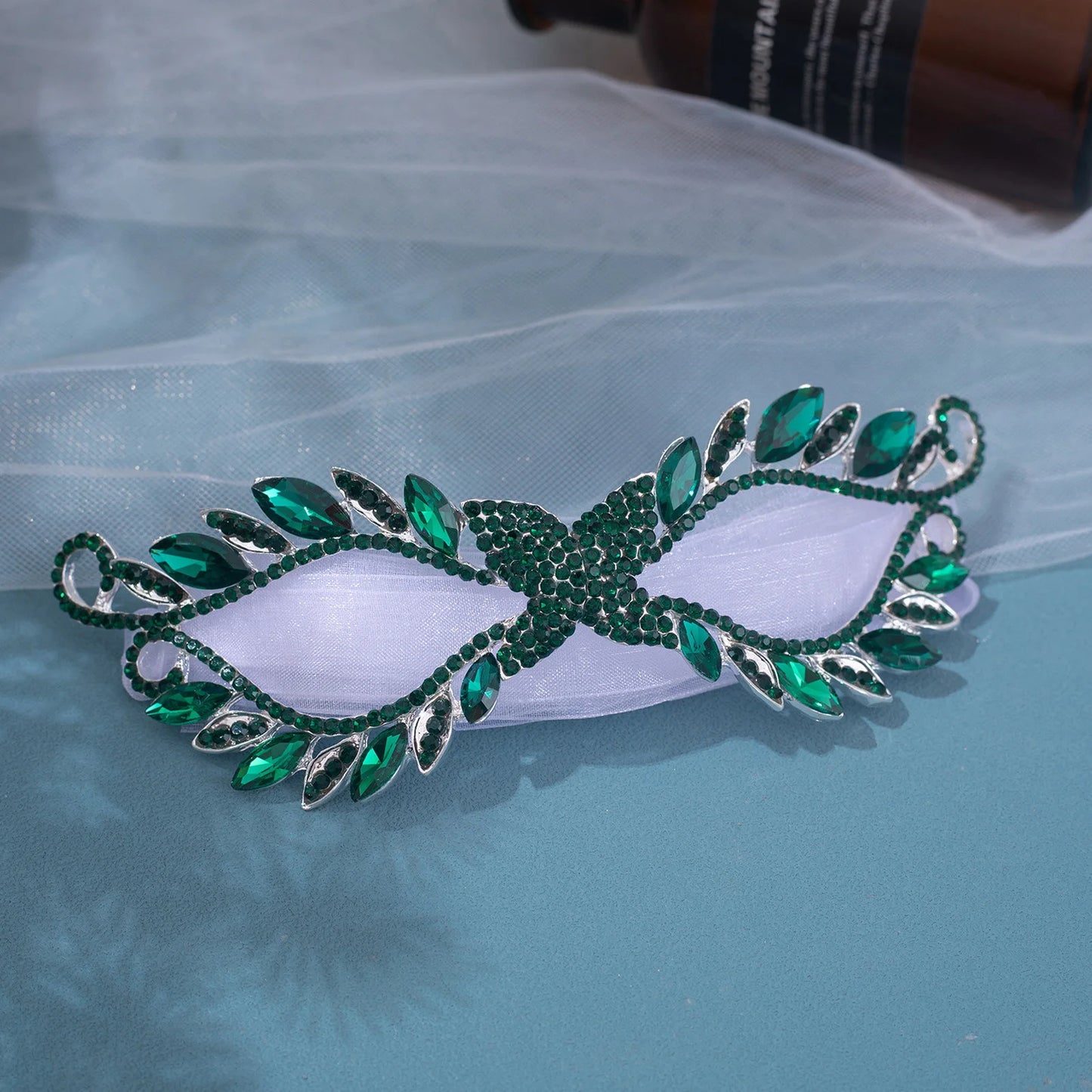 Women Crystal Masquerade Mask Rhinestone Fancy Mask Evening Party Mask for Masquerade Ball Banquet Cosplay Peaceful Pleasures Health and Wellness 9