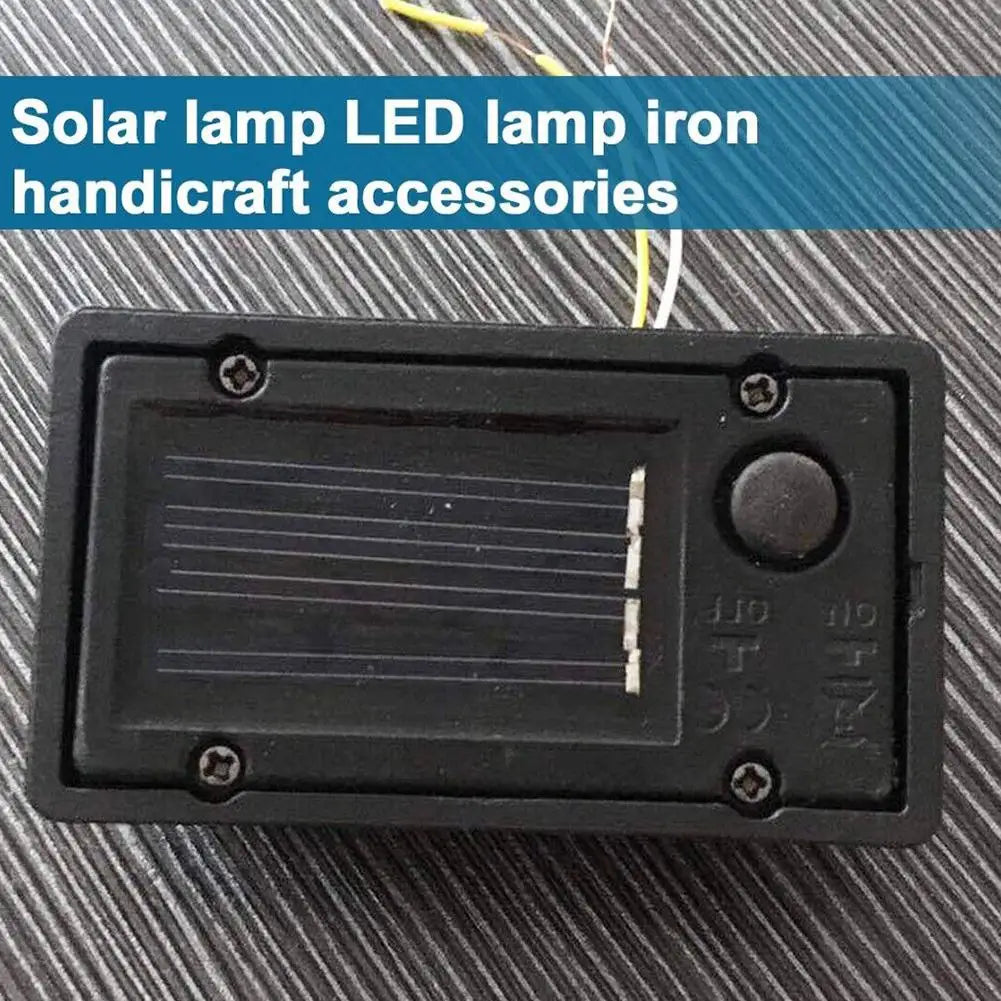Garden Lawn Square LED Light Solar Battery Storage Box, Battery Box Accessory, Polycrystalline Waterproof Box Peaceful Pleasures Health and Wellness