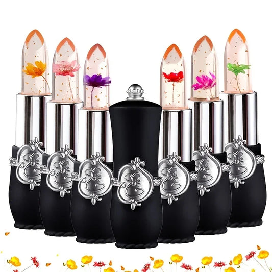 Flower Jelly Color-Changing Lipstick & Moisturizing Lip Balm Color-Changing Lipstick Peaceful Pleasures Health and Wellness