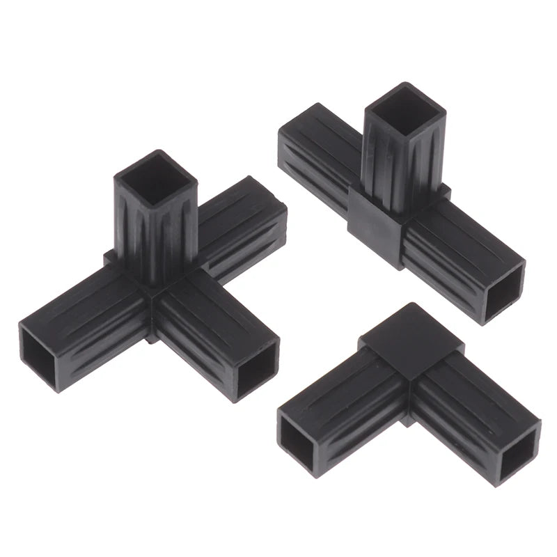 New 1/5Pcs 20MM 2/3/4-/5-way Cross Square Pipe Fittings 20X20Pipe Angle Code Hexagonal Through Plastic Fittings ABS Connector Peaceful Pleasures Health and Wellness