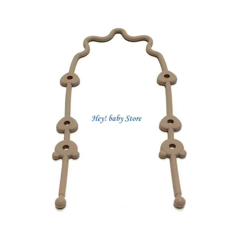 Colorful Silicone Pacifier Chain Clip – Stroller & Chair Holder