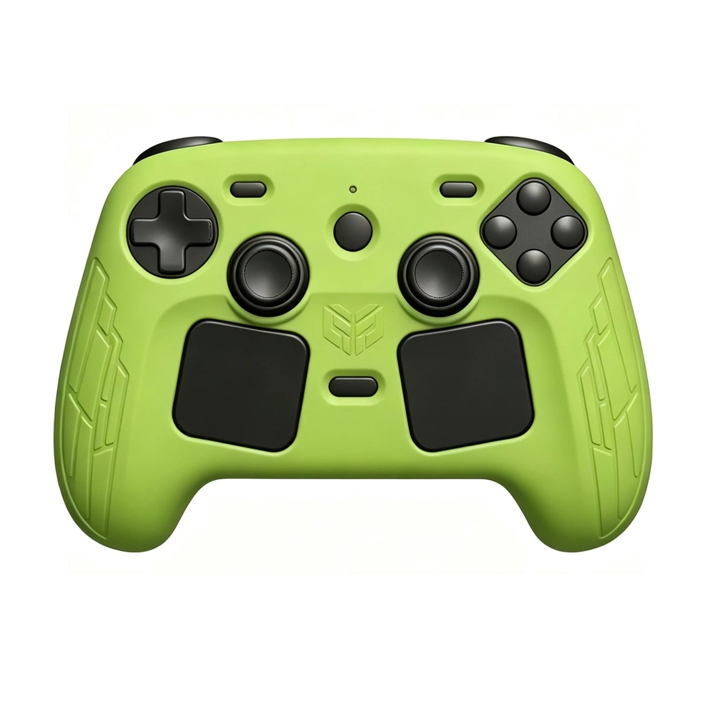 Silicone Protective Case For Steam Controller 2 2026 Cover Shockproof Dustproof Anti Slip Grip Precision Cutout For Charging Peaceful Pleasures Health and Wellness green