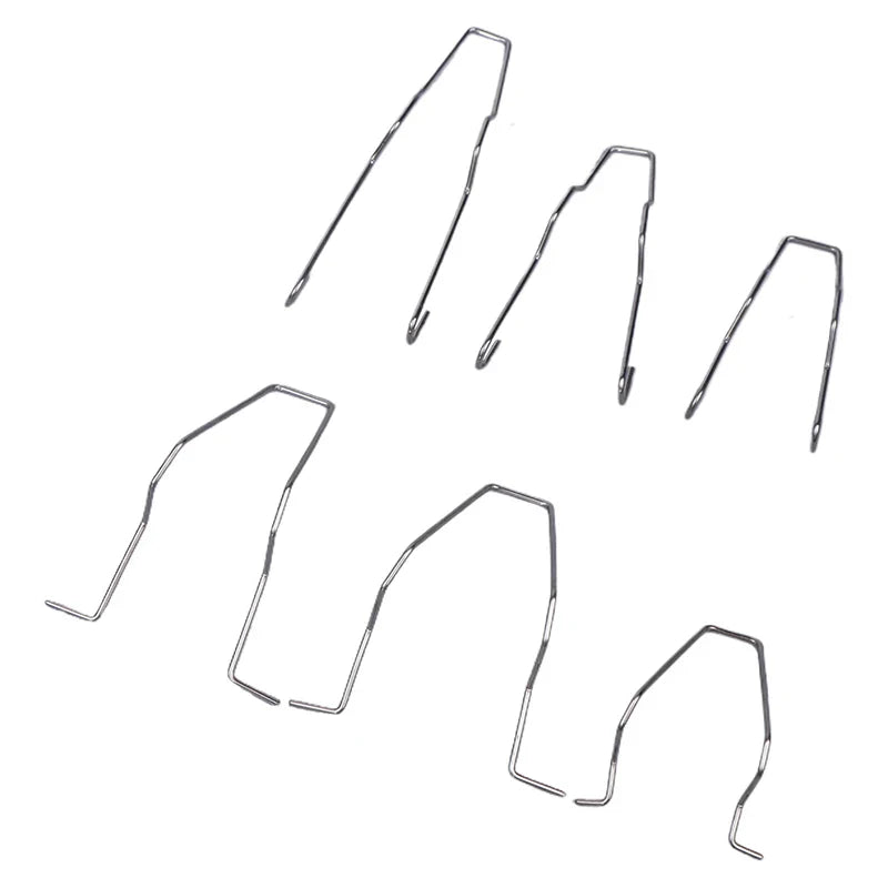 6-Pack H1 H3 H4 H7 Metal Headlight Bulb Spring Retainer Clips