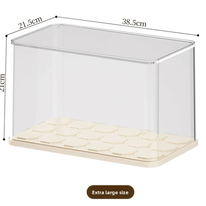 Modular Blind Box Display Case - Clear Dust-Proof Showcase for Anime Figures Customizable DIY Shelving System Multi-Size Options Peaceful Pleasures Health and Wellness