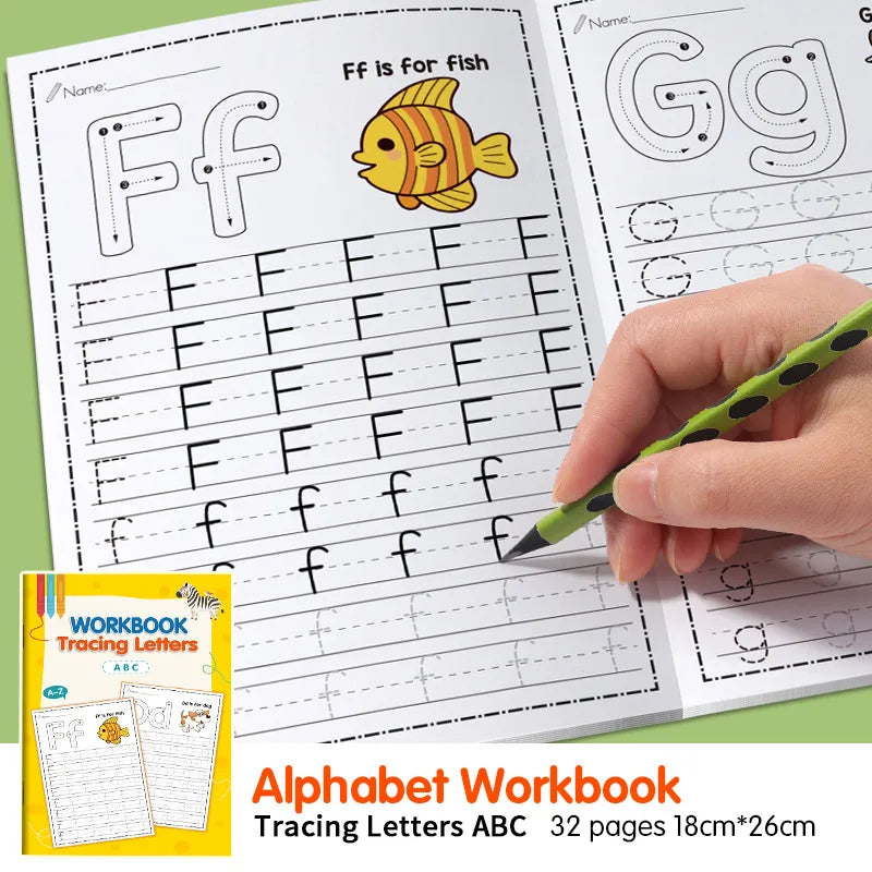 Tracing Letters A-z Uppercase Lowercase Writing Coloring Workbook
